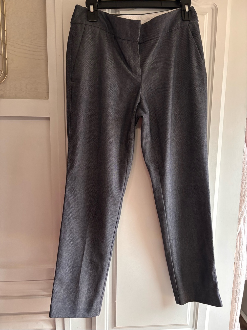 LOFT Black and White Dress Pants